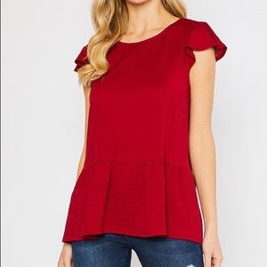 Red Babydoll Top